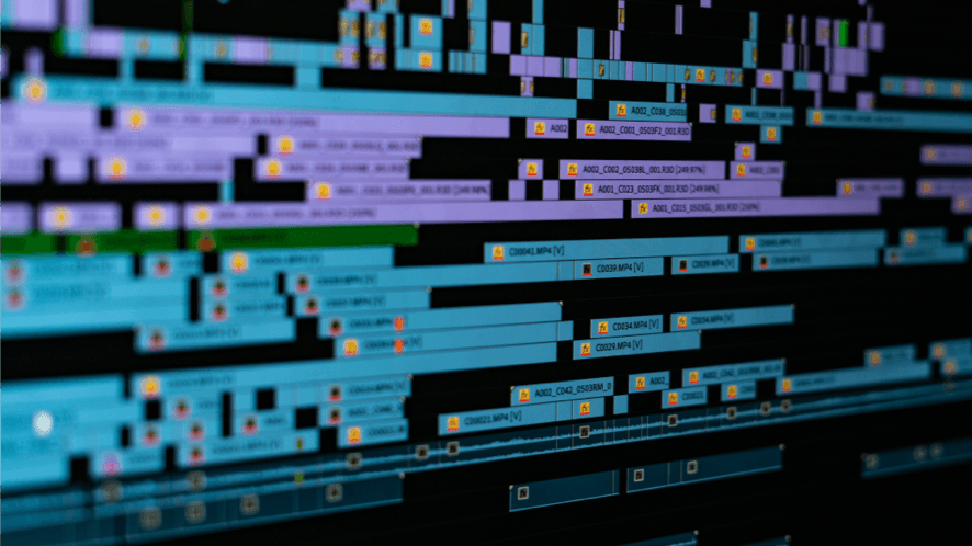 Adobe Premiere timeline