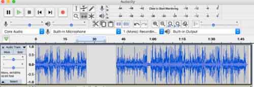 Audio editing on a budget: Audacity